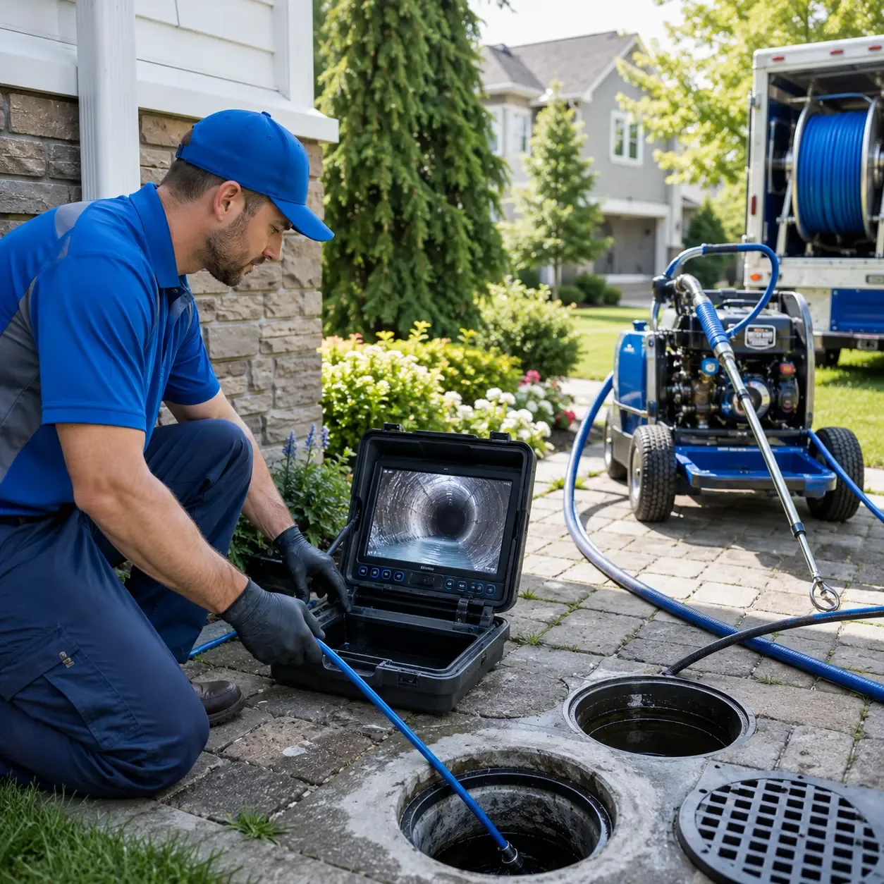 Outdoor drain cleaning professionals serving Leslie, AR